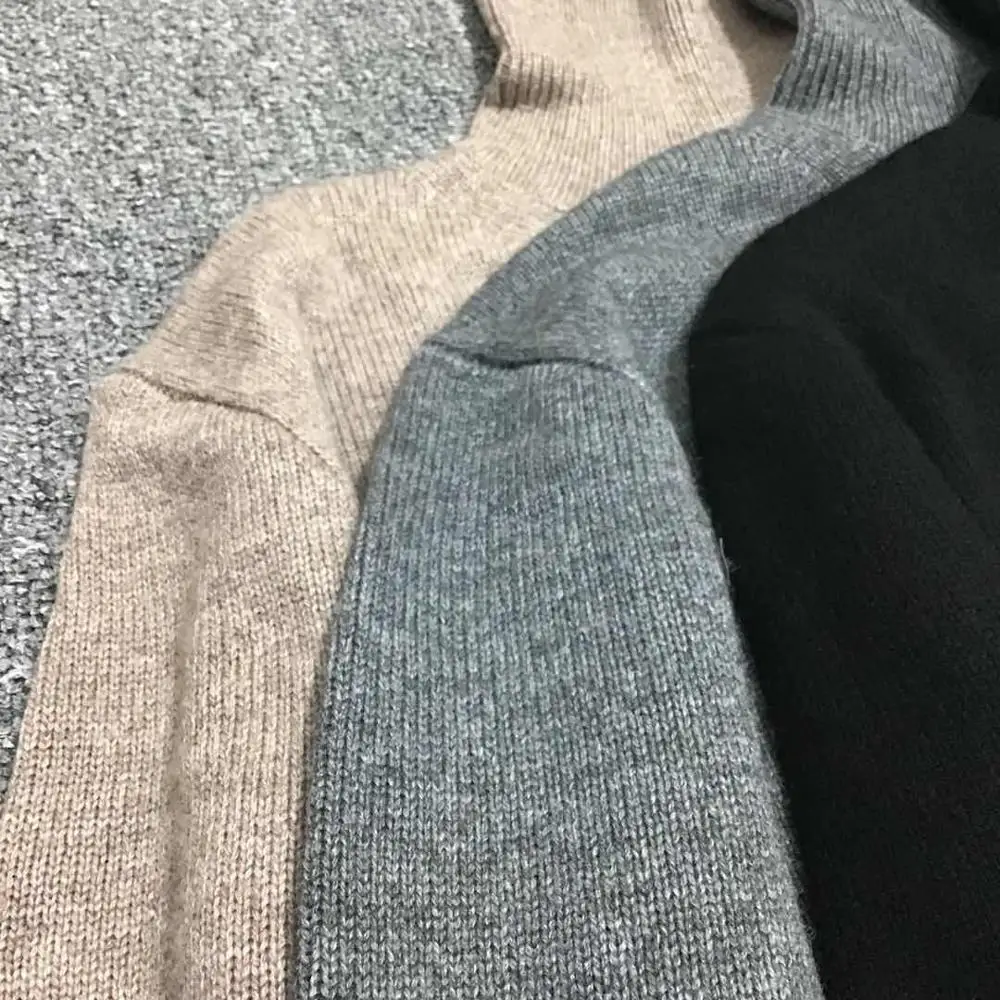Women's  Knitted Loose Sweater Turtleneck Warm