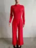 red jumpsuit