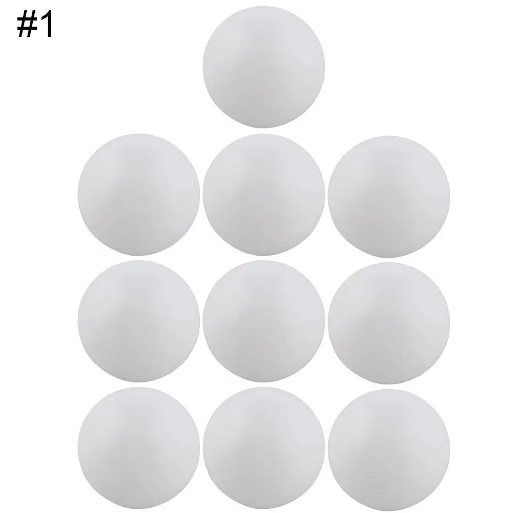 10Pcs/bag Table Tennis Ping Pong Balls 40mm Plastic Yellow White Sports Tra L0Z1 