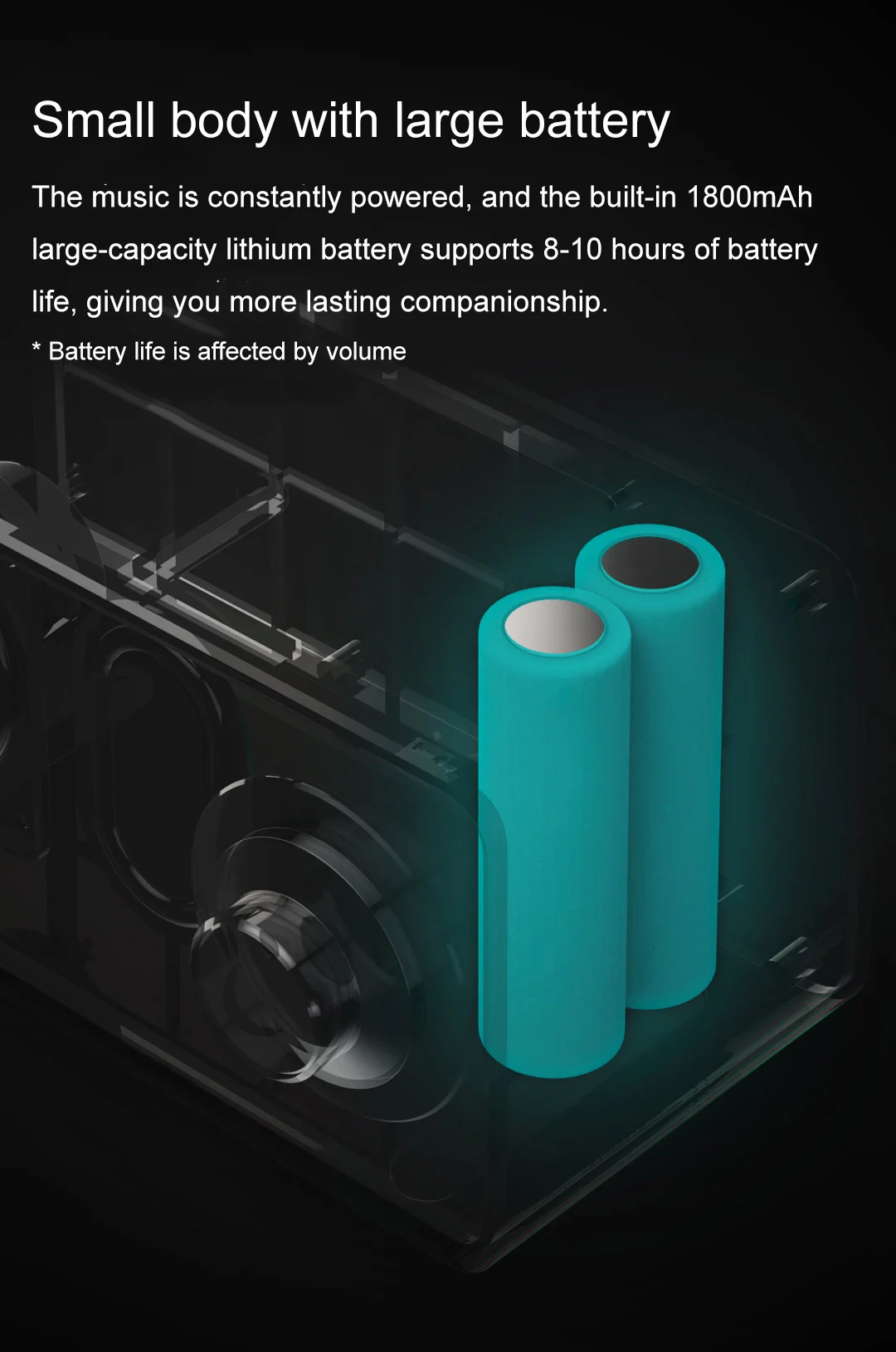 Xiaomi 5,0 Qualitell Bluetooth динамик Беспроводное зарядное устройство белый/темно-зеленый шум динамик EPP 10 Вт/15 Вт Быстрая зарядка спящий динамик