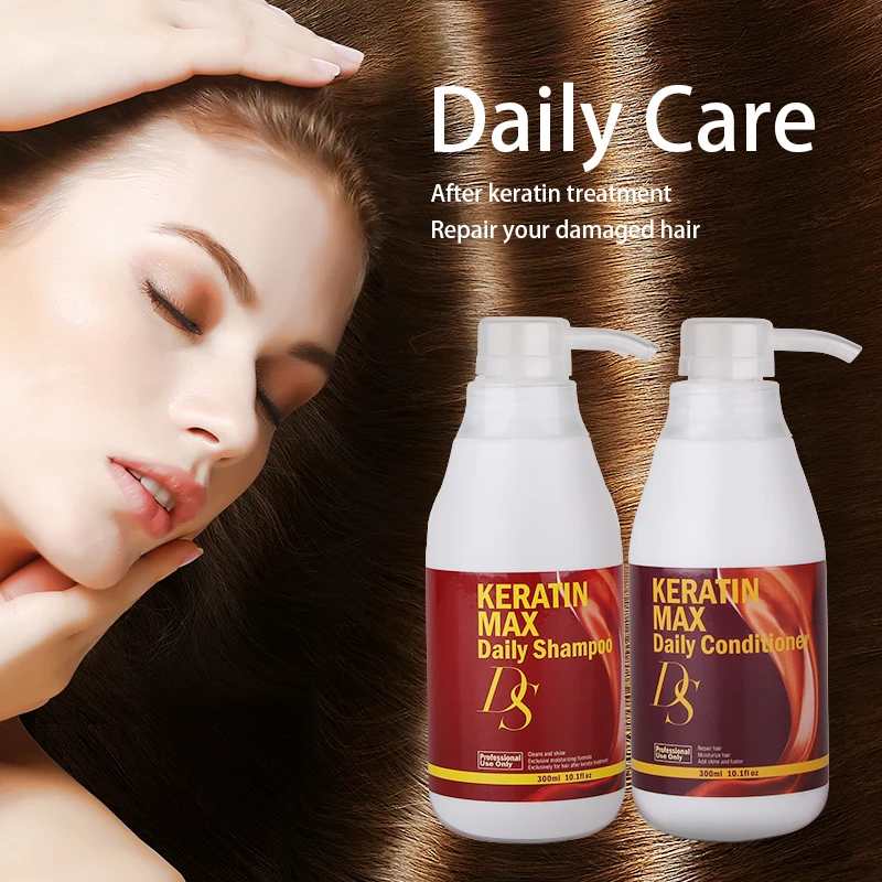 Ежедневный Шампунь для волос и ежедневный кондиционер 300 мл DS гладкая сухая