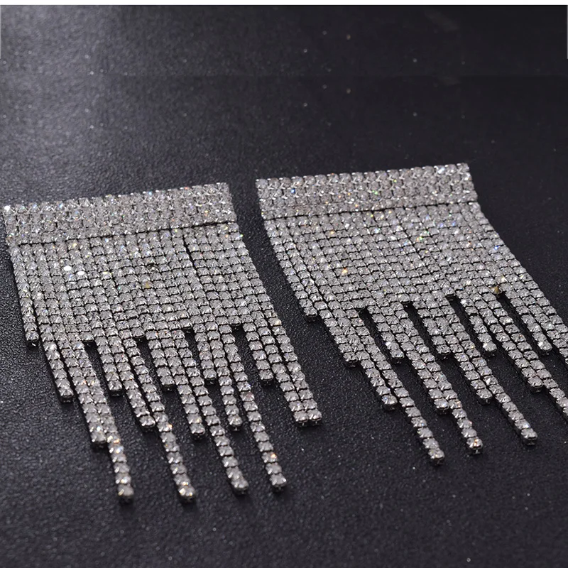 fringe trim rhinetones appliques (1)