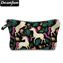 Deanfun, сумка для макияжа в виде лошади, водонепроницаемый кошелек, маленькие косметички, дорожные сумки на молнии для женщин, 51681