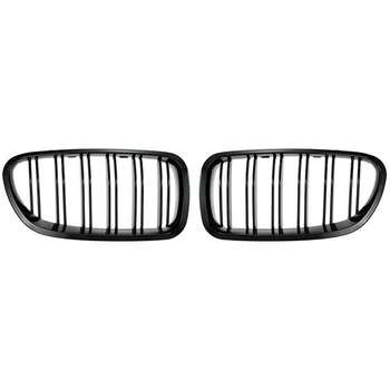 

Grill Grille Gloss Black Kidney Sport for BMW F10 F18 F02 F11 M5 10-15 Dual Slat
