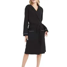 Ночная рубашка, нижнее белье, халат с поясом, летняя женская Хлопковая пижама, халат, банное платье, одежда для сна, большая длинная ночная рубашка