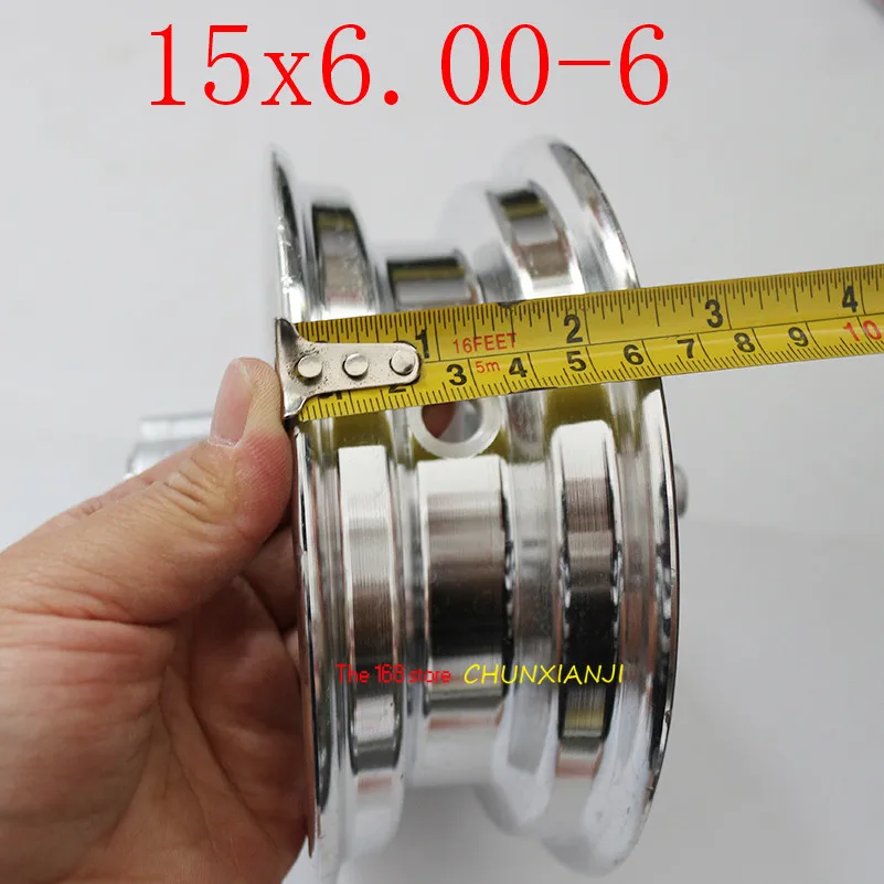 Размер 15x6.00 6 прямые ребристые колеса для газонов и садовых шин 15X6 дюймов 168CC