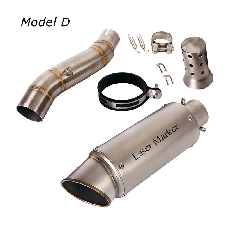 Slip for Honda CBR300R CB300F CB300R Motorcycle Exhaust Tips Muffler Vent Tube Mid Link Pipe Set System - Image 5