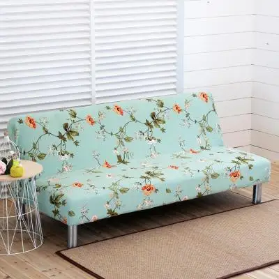 All-inclusive Folding Sofa Bed Cover Tight Wrap Sofa Towel No armrests Tight Wrap Sofa Cover loveseat for Living Room - Цвет: 7