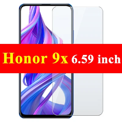 Закаленное стекло Honor 9X для huawei Xonor 9 X защитная пленка Honor9x Huawey Hono X9 Onor Honer Hauwei Armor hawei 9H - Цвет: Honor 9X