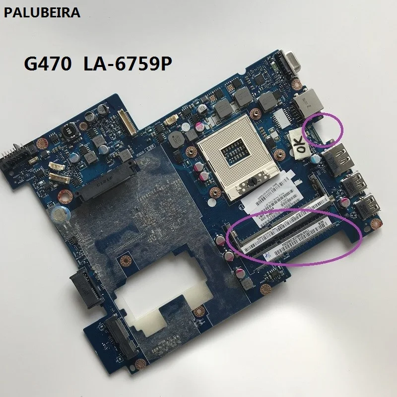 Материнская плата для ноутбука Lenovo G470 LA-6759P REV: 1 0 | Компьютеры и офис