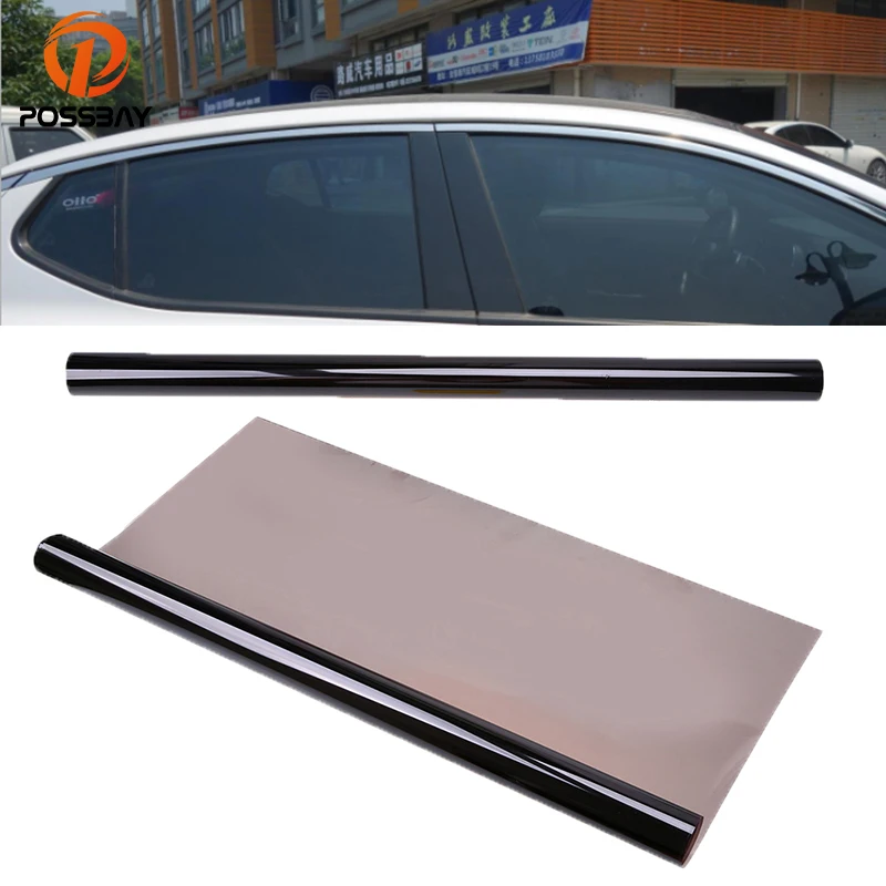 Possbay 50*600cm 35 Vlt Car Window Film Solar Protection Black Tint