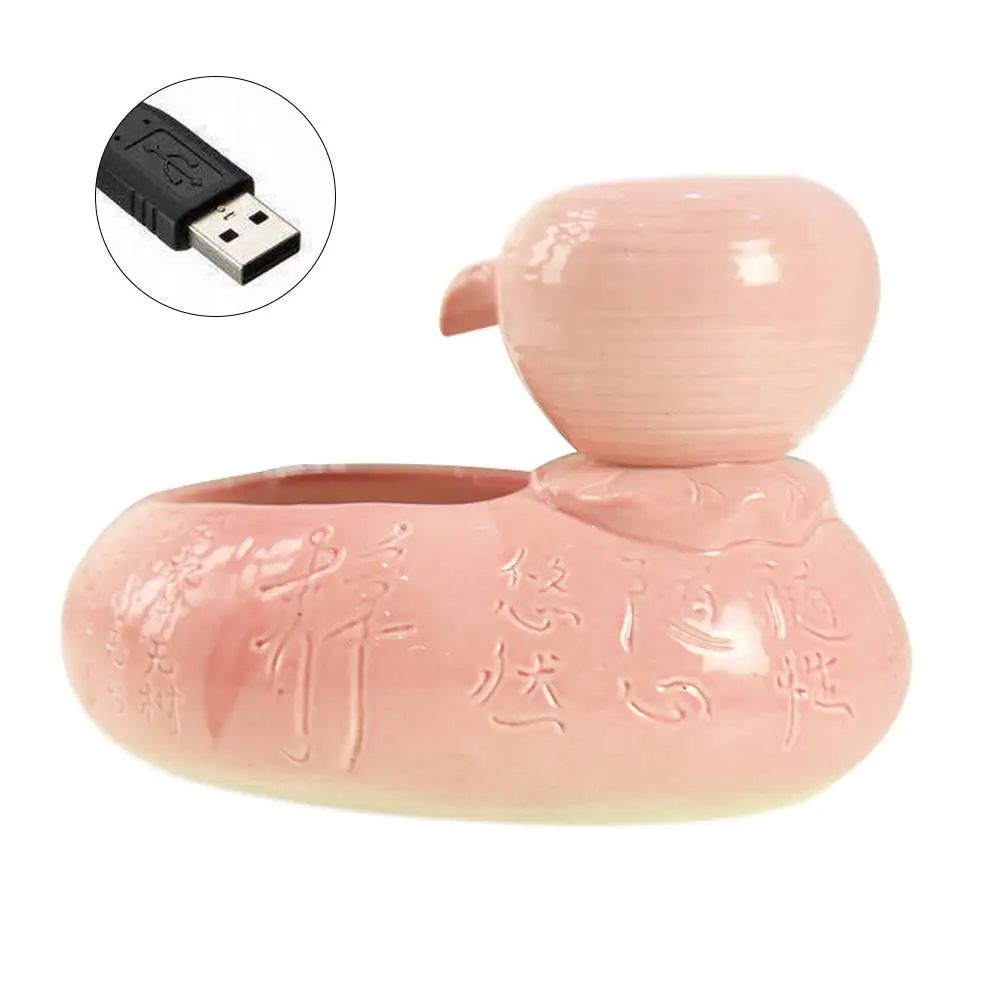 Pink USB Керамический автоматический питьевой фонтан для кошек, диспенсер для воды для домашних животных, велосипедный фильтр для фонтана, товары для кошек, фидер, высокое качество, Новинка - Цвет: Pink USB