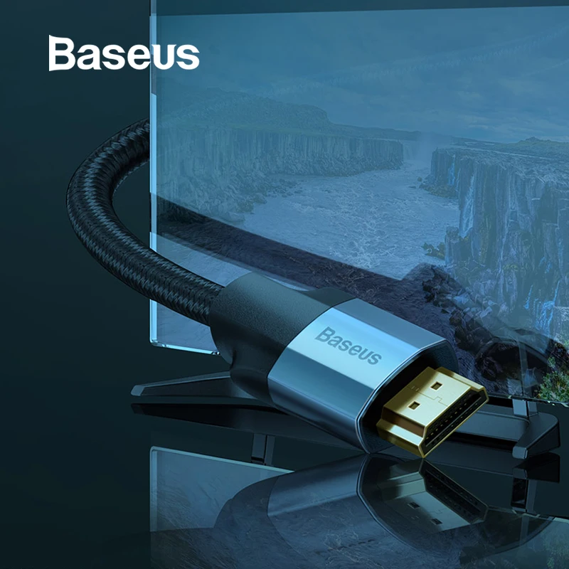 

Baseus HDMI Cable 4K 60HZ HDMI to HDMI 2.0 extension Splitter Cable for TV Switch Projector Laptop Office Video Cable HDMI