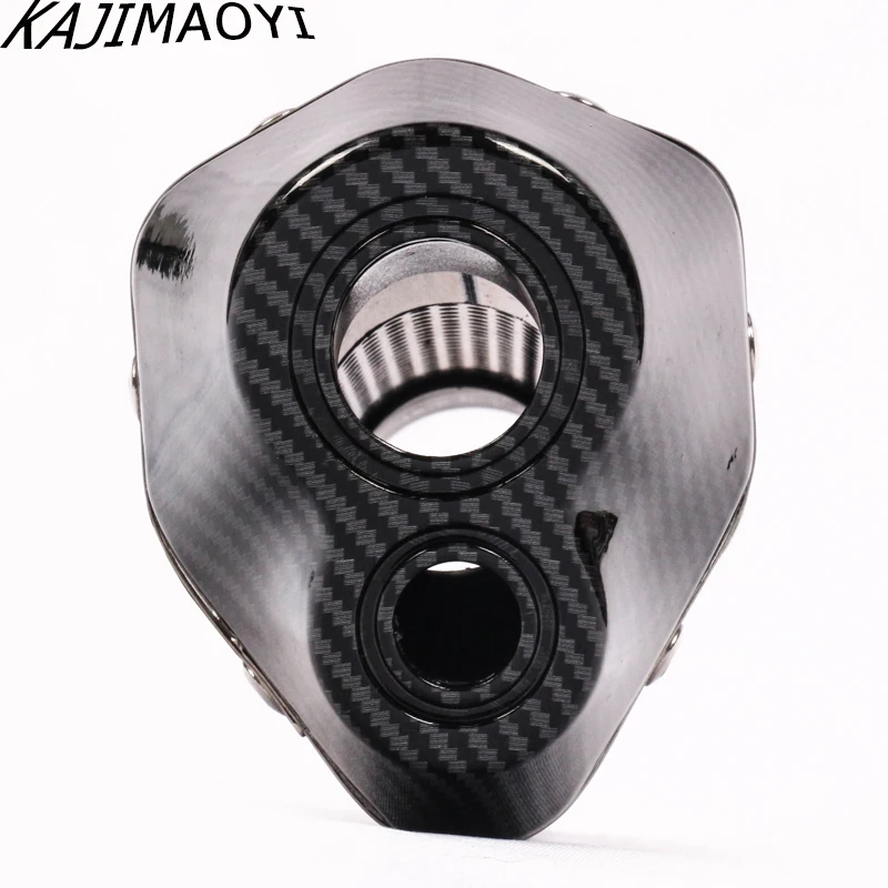 36-51 мм Универсальный мотоцикл Akrapovic выхлопная Модифицированная глушитель труба скутер питбайк Dirt MotocrossSuitable для большинства мотоциклов