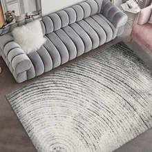 Украшение для дома, скандинавский ковер для гостиной, серый современный минималистичный стиль, чайный коврик для стола, прикроватный ковер для спальни, Роскошный Ковер