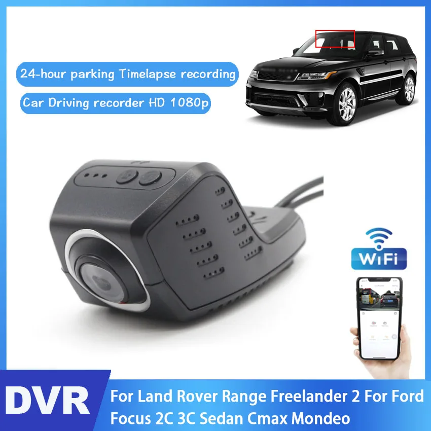 

HD Wifi Hidden Car DVR Dash cam Camera Video Recorder For Land Rover Range Freelander 2 For Ford Focus 2C 3C Sedan Cmax Mondeo