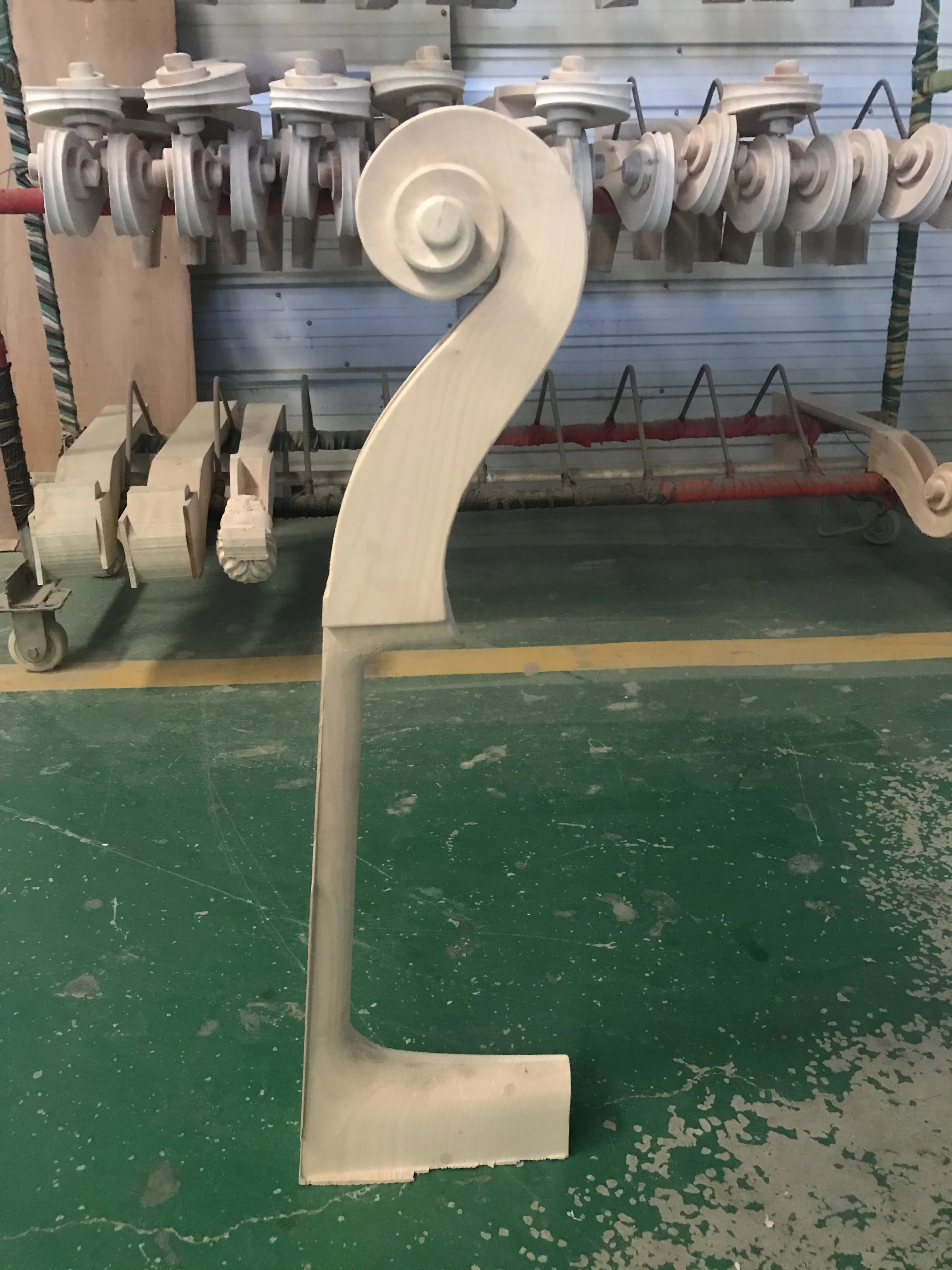 Double Bass Neck Nonporous Maple Wood 5 Strings 3/4 4/4 1 1/4 1/2 Common Contrabass Neck 1 Pc