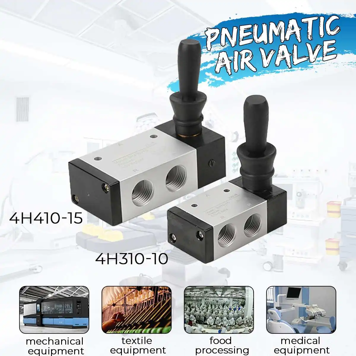 

Pneumatic Switch Cylinder Manual Reversing 4H410-15 Manual Air Control Valve Manual Pull Valve Two Position Five-Way Hand Valve