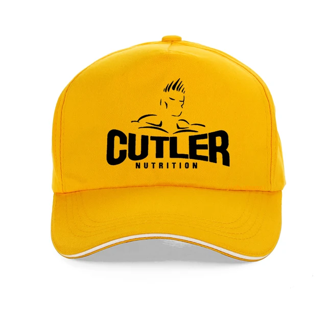 Cutler Muscle Athletic Workout Bodybuilding Baseball Cap Men Indoor activities hip hop cap Cool summer snapback hat gorras Yellow