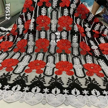 

Latest Nigerian French Swiss Voile stones Lace In Switzerland For Party 2020 pink/gold New Design African Guipure Laces Fabric