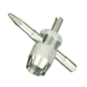 

Handheld Tire valve tool Metal 29CM Built-in Car Auto Removal Wrench Repair