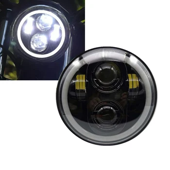 

Motorcycle Accessories 5.75 Inch 40W Hi/Low Beam DRL Projector LED Headlight Front Driving Headlamp for Iron 883 Dyna Street Bob