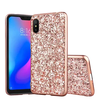 

Luxury glitter bling lady back cover case for iphone 7 8 Plus Xs Max XR 11Pro Max galaxy note10 S8 S9 S10 Plus note 8 9 ,CKHB-FG