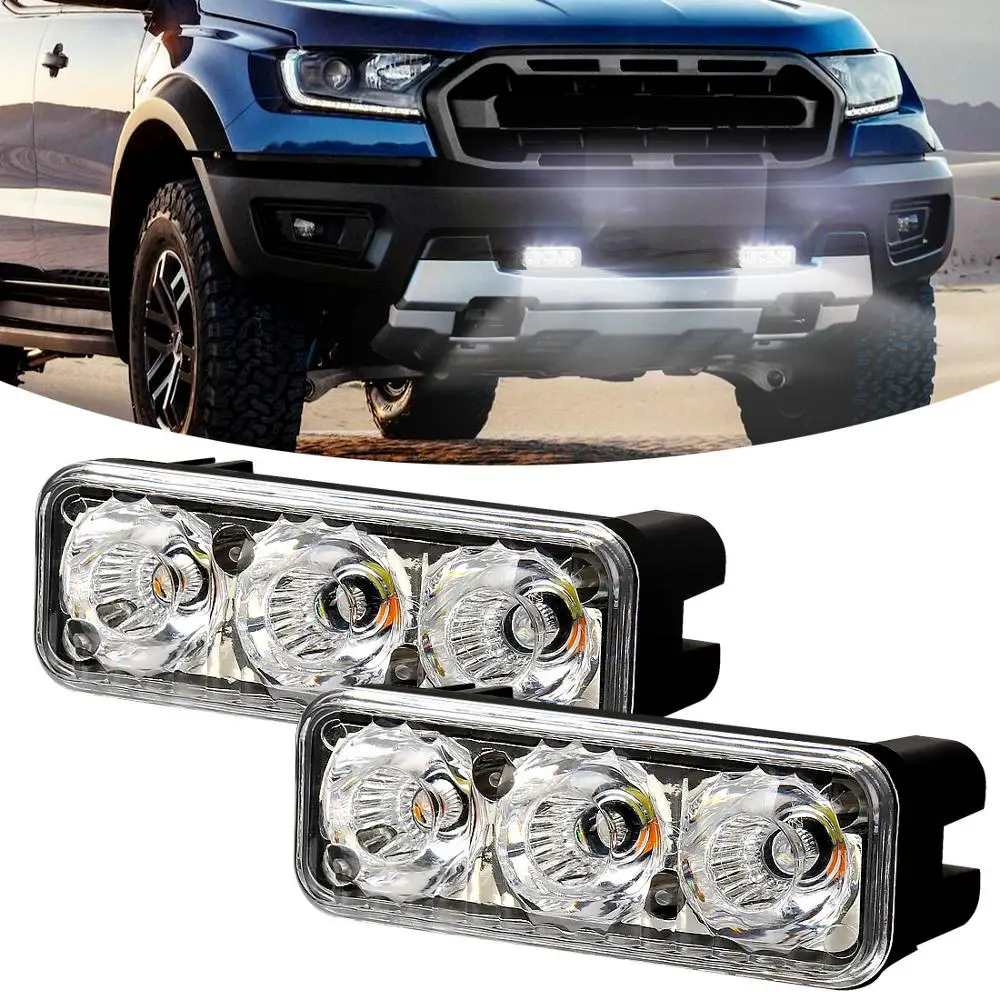 Волшебная ColorM высокое Мощность 2 шт. 6LED 9W универсальноедля автомобиля светильник