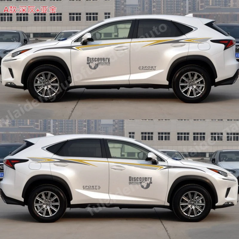 Для Lexus NX200t NX300h 2015 2019 декоративные наклейки на автомобильный корпус линия талии