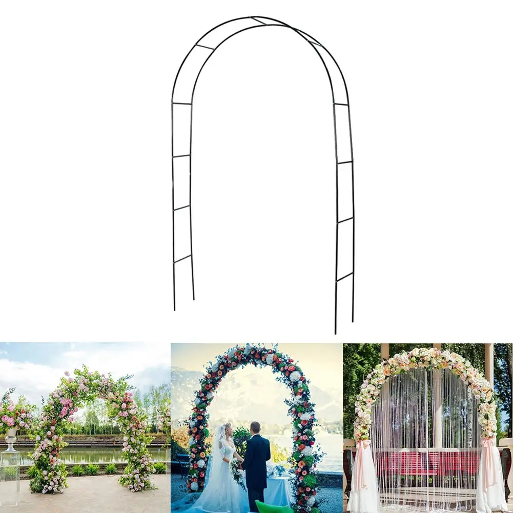 

Iron Wedding Arch Decorative Flower Stand Plant Climbing Frame Garden Backdrop Arch For Marriage Birthday Wedding Party Decor