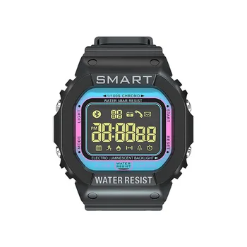 

Bluetooth Smart Watch Remote Control Square Waterproof Pedometer Sports