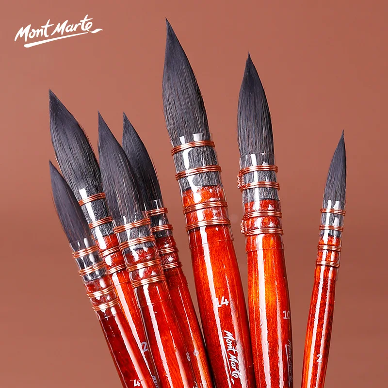 High quality Watercolor Paint Brushes nylon & Squirrel Hair Art Brush