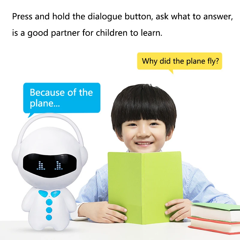 Children's Early Education Machine Educational Toys Intelligent Robot Voice Dialogue Android Wifi Story  Companion Learning Toy