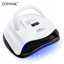 SUNXPLUS 126W УФ-лампы для ногтей Светодиодный лампа для маникюра ногтей Сушилка для ногтей гели инфракрасный Сенсор 10/30/60/99s таймер ЖК-дисплей Дисплей