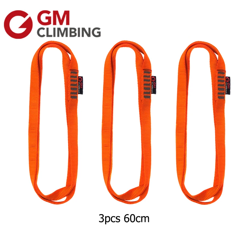 Najtaniej 3 sztuk wspinaczka skałkowa Sling 22kN Nylon Sling taśmy CE UIAA 30 cm 60 cm 120 cm Arborist Rappelling sprzęt alpinistyczny