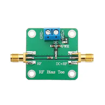 

DC Bias 10-6000MHz 6GHz RF Tee Broadband Microwave DC Bias Blocker for HAM Radio RTL SDR LNA Low Noise Ham Radio Amplifier