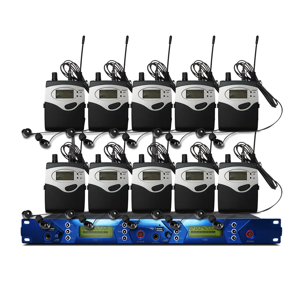 W uchu Monitor systemu 2 kanałowy 10 Monitor nadajnika Bodypack z monitorem bezprzewodowym do sprzętu Stage Studio W uchu Monitor systemu 2 kanałowy 10 Monitor nadajnika Bodypack z monitorem bezprzewodowym do sprzętu Stage Studio
