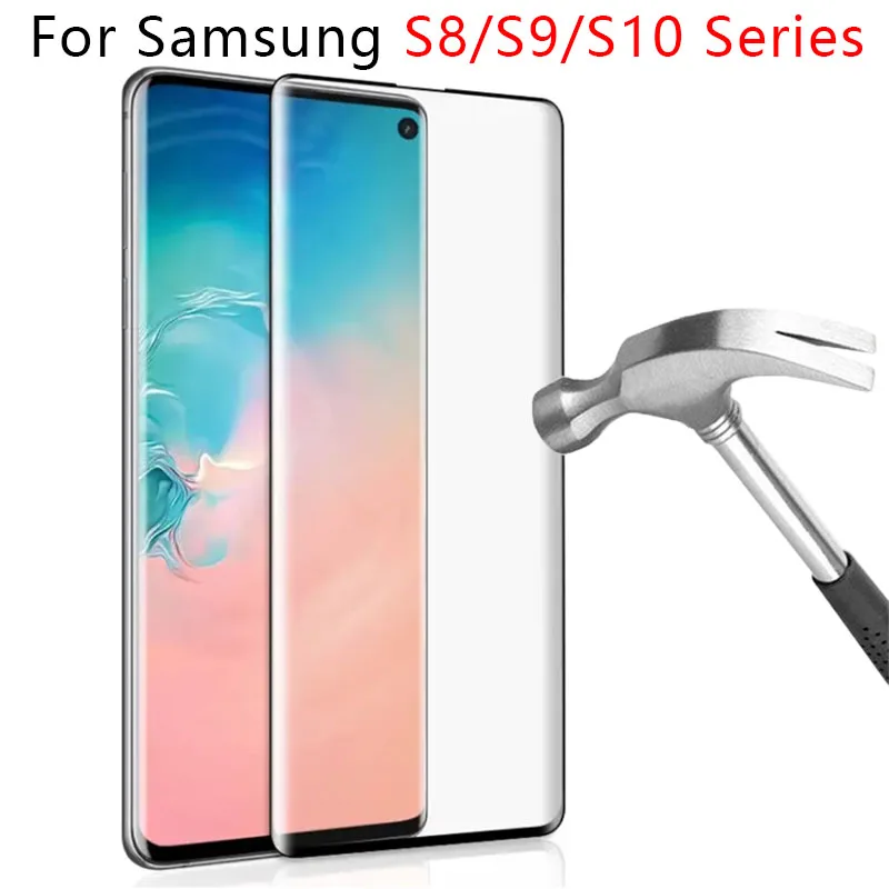 

Tempered Glass Case For Samsung s10 plus s9 s8 s10e Protective Glas Screen Protector On Galaxy 8s 9s 10s s 8 9 10 e lite s10plus