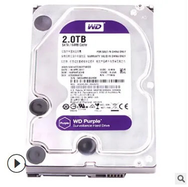 Жесткий диск WD/Western Data Purple WD20EJRX 2 ТБ SATA 6 ГБ/сек. 64M для мониторинга