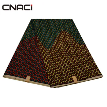 

CNACI African Wax Polyester Wax Fabric 2020 Cheapest Wholesale High Quality Ankara African Wax Print Fabric For Wedding Dresses