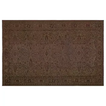 

Handmade Brown Vintage Overdyed Turkish Area Rug 174x264 Cm-5'9''X8'8''