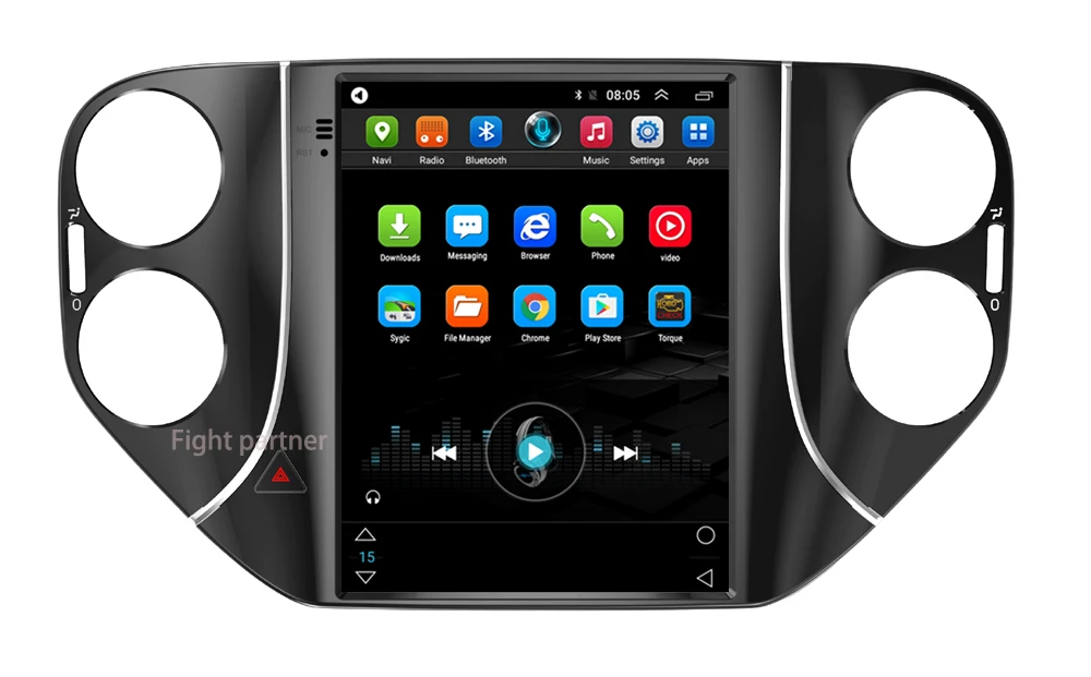 10," вертикальный экран android Автомагнитола без dvd-плеера мультимедиа для VW Tiguan 2010