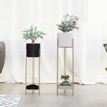 Европейский Железный Художественный Цветочный стеллаж, балкон, Многоэтажный крытый, гостиная, современный цветочный горшок, зеленый цветок Луо