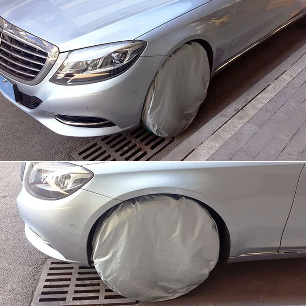 Silver Color Nylon fabric Tire cover Fits for RV Auto Truck Car Camper Trailer 30&quot Diameter Wheel 1PCS | Автомобили и