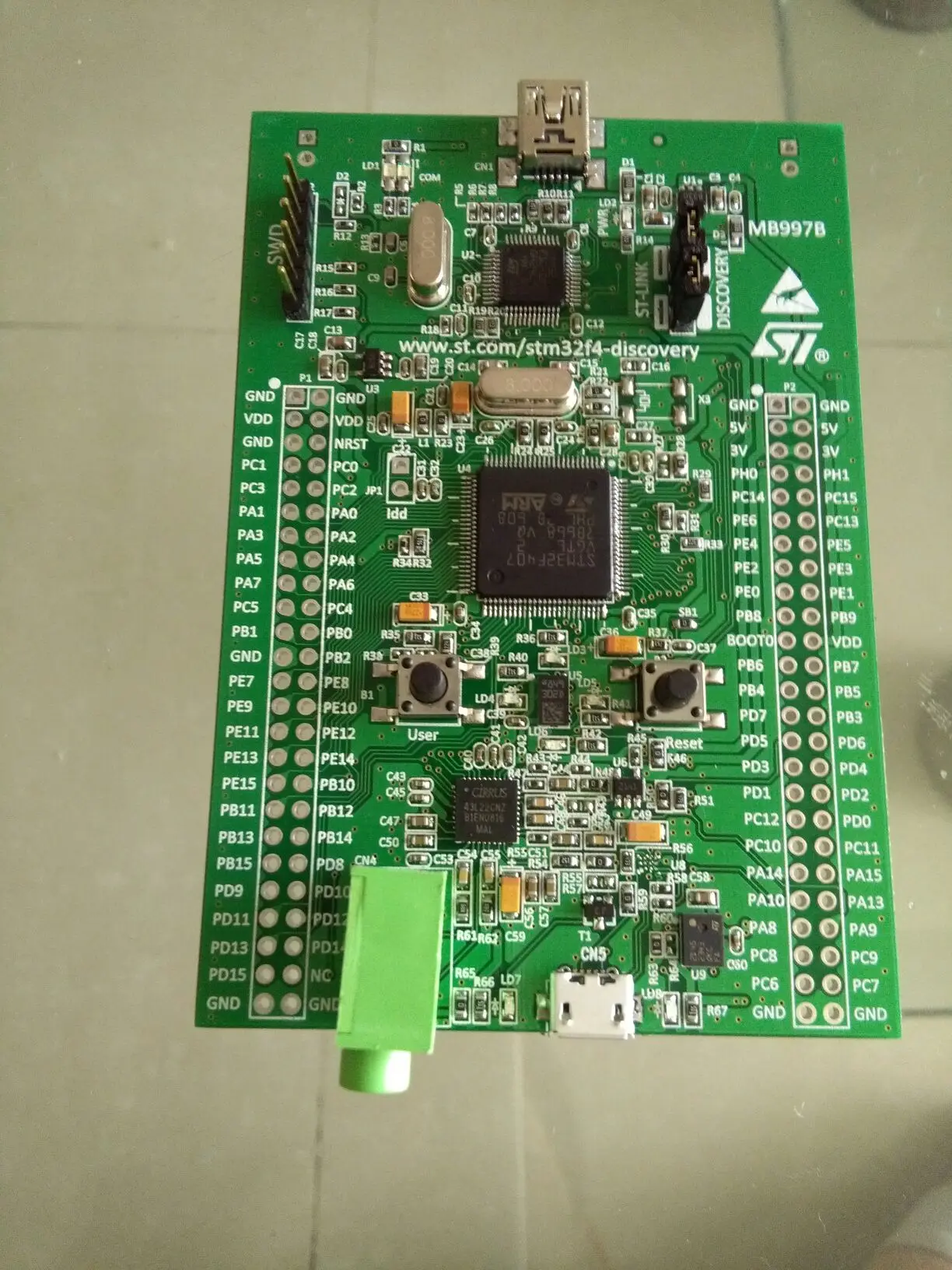 Stm32F4 Scoperta Stm32F407 Cortex-M4 Modulo Scheda Di Sviluppo St-Link V2