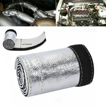 

Car Spark Plug Wire Heat Protector Sleeve Heat Shield Insulation High Quality Metallic Heat Shield Sleeve Accessories