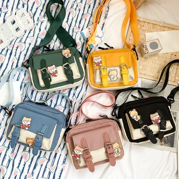 

Canvas bag men casual handbag shoulder small crossbody bag for women shoulder bag ladies hand bags sanrio outdoor purse luxury