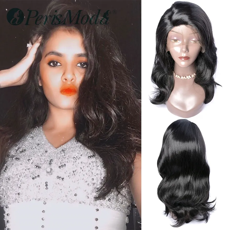 

Synthetic Lace Front Wigs Natural Density Black Color Wigs for Black Women PerisModa Part Side Cheap Lace Front Wigs Synthetic