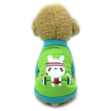 Футболка с принтом для собак, жилет с рисунком, пальто для щенков, теплая одежда для домашних животных, пальто для кошек, пальто для кошек, пальто для собак@ 5