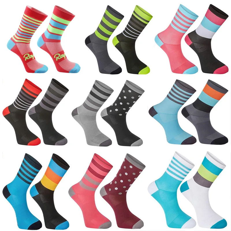 2021 New Cycling Socks Top Quality Professional Brand Sport Socks Breathable Bicycle Sock Outdoor Racing Big Size 6 colors s14